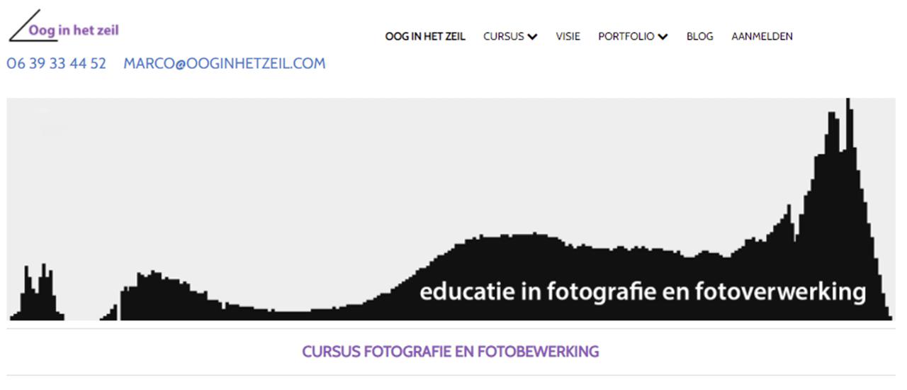 Online cursus fotografie en fotobewerking